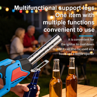 Allumeur de barbecue électrique sans fil professionnel A14-0002, alimenté par batterie lithium-ion 21V, allumage rapide à 800 degrés par flux d'air