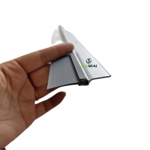 Sello inferior de puerta de PVC duradero, <span class=keywords><strong>burlete</strong></span> flexible de <span class=keywords><strong>aluminio</strong></span> para el hogar y hoteles, diseño de sellado caído - Product Image 1