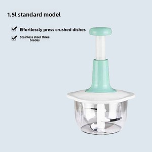 Mayorista de fábrica: Nuevo procesador manual de alimentos de plástico, prensa de ajo y picadora de carne para alimentos de bebé. Herramientas para carne y aves en stock. - Product Image 6