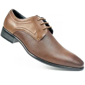 حذاء رجالي رسمي من جلد البولي يوريثان برباط, حذاء رجالي رسمي كلاسيكي أكسفورد مناسب للعمل المكتبي ، للبيع بالجملة من المصنع في أفريقيا
