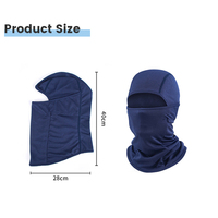 Masque de ski cagoule de protection solaire UV en gros d'usine hommes femmes doublure de casque de moto de vélo personnaliser cagoule masque facial