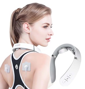 Intelligentes wiederauf lad bares Halsband-Nackenschmerz-Massage gerät Tragbares elektronisches Puls-EMS-Infrarot-Nacken massage gerät - Product Image 2