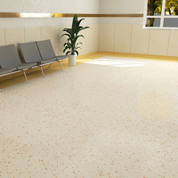 Fabrikpreis Antibakterieller 2mm Homogener PVC-Vinylbodenbelag Umweltfreundlich Wasserdicht 2 Jahre Garantie für Krankenhaus Büro