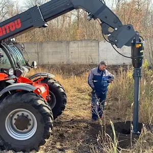 Máy Khoan Đất Thủy Lực Máy Xúc Chất Lượng Cao Máy Khoan Lỗ Khoan Cho Máy Móc Xây Dựng