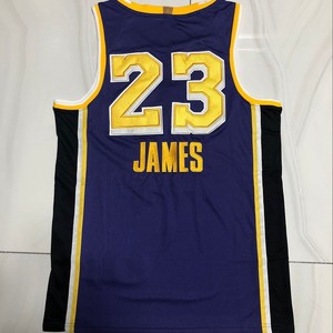 Mismo Estilo No. Camiseta de Baloncesto Estilo James <span class=keywords><strong>23</strong></span>, Uniforme Deportivo de Baloncesto de Malla de Poliéster de Secado Rápido para Verano - Product Image 3