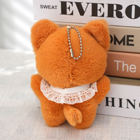 Mini peluche personnalisée porte-clés chiot ours mascotte peluche pendentif sac à dos pendentif cadeau exquis