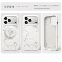 Coque de téléphone magnétique en silicone personnalisable pour iPhone 18 17 16 Pro – Coque mobile en caoutchouc gravée à froid et imprimable