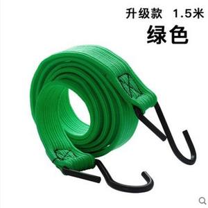 Sangle de bagages pour vélo et moto, corde élastique colorée de 1.5M avec boucle en métal pour accessoires de fixation du coffre - Product Image 4