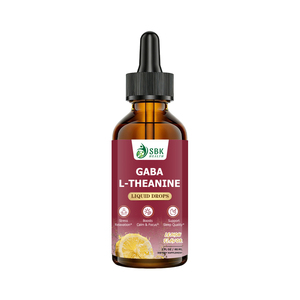 Gouttes liquides de GABA L-Théanine les plus vendues : détendent les muscles tenseurs et soulagent la fatigue physique, favorisant un équilibre et une paix d'esprit. - Product Image 1
