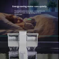 Filtre mural cascade Sensen 3-en-1 pour petit aquarium – Équipement de filtration et pompe de circulation silencieuse