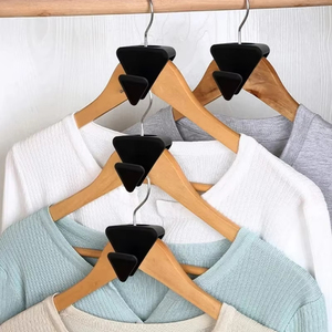 Duty Triangle Hanger <b>Hooks</b> Space Saving Hanger Connector <b>Hook</b> Plastic Hanger for Closet Organizer - Product Image 2
