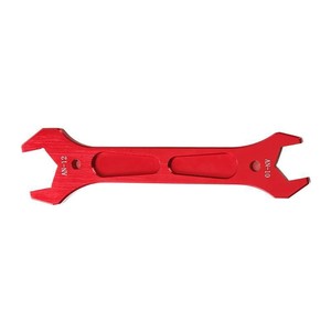 Jeu de clés en alliage An3 An6 An8 An10 An12, outils de réparation automobile en métal rouge pour connecteurs de tuyaux de refroidisseur d'huile - Product Image 4