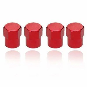 Teile Auto Rad Reifen ventil Staubs chutz Ventil kappen CNC-Dreh bearbeitung Kunden spezifische eloxierte Oberflächen behandlung Bunte Aluminium legierung - Product Image 3