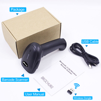 Interfaz USB Manos libres 1D y 2D Escáner de código de barras láser Lector de código QR Impresora de tamaño A4 con estado de stock