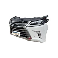 Économique, abordable, pour l'assemblage de carrosserie Lexus LX570, pare-chocs, calandre, radiateur, phare LED, pare-brise, ailes, prix de vente direct