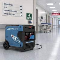 Süper Sessiz 5.5kw Benzinli Jeneratör 6kW Maks Taşınabilir Dijital İnverter Jeneratör Seti Çeşitli Senaryolar İçin Üç Yönlü Çalıştırma