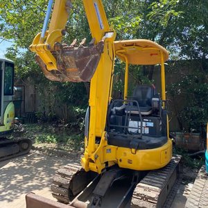 Mini-excavatrice Komatsu PC30 d'occasion certifiée CE, d'origine japonaise, 3,1 tonnes, avec flèche pivotante, moteur, boîte de vitesses, pompe, modèle 2022, roulement PLC - Product Image 2