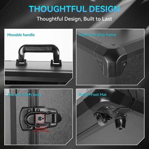 Valigetta per Miniature, Custodia per il Trasporto di Miniature con 5/6 Vassoi Magnetici, Valigette con Telaio in Lega di Alluminio - Product Image 5