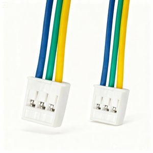 Cable de conector LED Plug Play personalizado de fábrica 1,25-3 P Cable de puente de 3 pines Aislamiento de PVC Cobre para paneles LED Electrodomésticos pequeños - Product Image 1