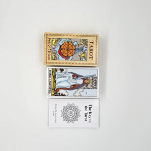 Obral Kartu Tarot Cetak OEM Kustom dengan 100 Halaman Kartu Tarot Manual - Product Image 5