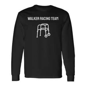 T-shirt à manches longues de l'équipe Walker Racing, cadeau humoristique pour personnes âgées - Product Image 1