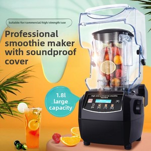 Máquina Comercial Insonorizada para Hacer Batidos, con Tapa, para Tiendas de Té con Leche, Smoothies, Bebidas, Jugos - Product Image 1