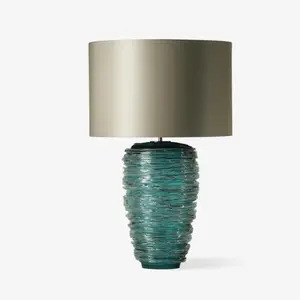 중국 램프 제조 업체 크리스탈 유리 테이블 램프 침대 옆 램프 침실