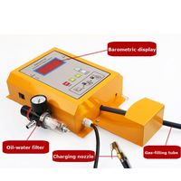 Hot Sale Automatic Digital Tire Inflator Simple Wall Mounted Metal Air Compressor with Pressure Monitor for Car Repair
