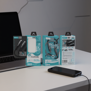 Câble de données Type C-C ANSTY S-022 65W à charge ultra rapide avec protection de charge intelligente - Noir - Product Image 2