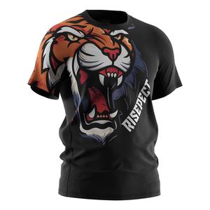 Camiseta de Boxeo Tailandés Cómoda de Fábrica, Sublimada, Estilo Vintage, para Fitness - Product Image 3