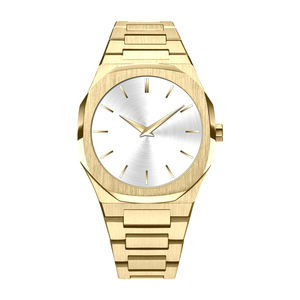 Orologio di Lusso Ultra-Sottile da 40mm in Acciaio Inossidabile <span class=keywords><strong>Argento</strong></span>, Quadrante in Cristallo Zaffiro, Resistente all'Acqua 5BAR, Chiusura a Farfalla, Movimento al Quarzo - Product Image 4