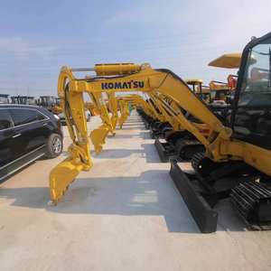 Komatsu PC35MR 3.5ton excavatrice sur chenilles utilisée pour le creusement de jardin agricole machine d'occasion avec certificat CE/EPA - Product Image 3