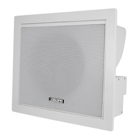 Haut-parleur motorisé encastré au plafond, 6,5 pouces, Wi-Fi, personnalisé, 35 W, 2 voies, multi-angle réglable