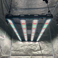 Schakelaars voor UV/IR, 320W Samsung LM301H EVO Mint White 660nm Groen UV IR KingBrite P55 LED kweeklamp
