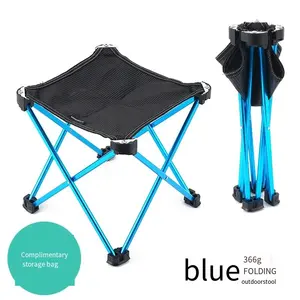 Banc pliant extérieur ultra-léger randonnée camping file d'attente portable petit banc tabouret de train pour personnes âgées