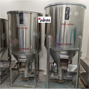 เครื่องผสม<span class=keywords><strong>อาหาร</strong></span>ข้าวโพดสัตว์แนวตั้งทำจากสแตนเลสดูดซับได้เองปราศจากฝุ่น<span class=keywords><strong>วัว</strong></span>แพะไก่อุปกรณ์เพาะพันธุ์ - Product Image 1