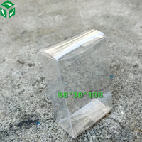 Options écologiques Boîte de présentation en plastique PVC transparent recyclé Boîte de pignon transparente Vinyle transparent pour emballage en acétate
