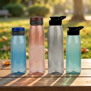 Travel Running Camping Outdoor Eco-Friendly Plastic 1000ml Dishwasher Safe Drinkware <b>Cup</b> <b>with</b> <b>Lid</b> & <b>Straw</b> for Gym - Product Image 3