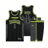 Uniformes de basket-ball personnalisés pour hommes, broderie du nom et du numéro, tissu respirant à séchage rapide en maille polyester, vente en gros pour les clubs