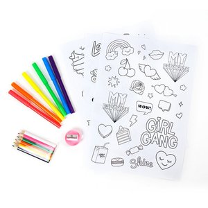 INTERWELL <span class=keywords><strong>Kit</strong></span> de bureau d'art de <span class=keywords><strong>voyage</strong></span> portable pour enfants comprenant des stylos <span class=keywords><strong>aquarelle</strong></span> crayons de couleur taille-crayon papiers A4 - Product Image 3