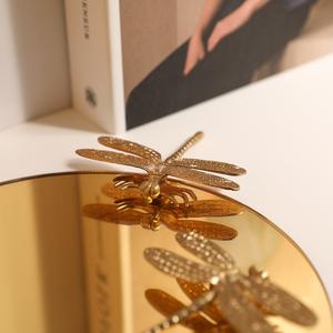 مقبض من النحاس الفاخر من ماكزيري لسحب الأثاث على شكل يعسوب مع عناصر طبيعية ديكور لغرفة النوم أدوات المطبخ - Product Image 4