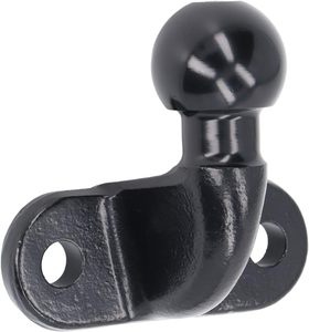 <span class=keywords><strong>Boule</strong></span> <span class=keywords><strong>d</strong></span>'<span class=keywords><strong>attelage</strong></span> forgée noire de 50 mm en acier robuste pour remorques, camping-cars et caravanes - Product Image 2