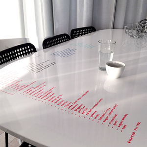 Ultra transparente adhesivo transparente para mascotas seco borrado por escrito <span class=keywords><strong>de</strong></span> película <span class=keywords><strong>de</strong></span> <span class=keywords><strong>vinilo</strong></span> - Product Image 6