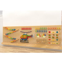 Jeu de bricolage mural en bois interactif personnalisé pour enfants, pour la maternelle et la maison, jouets éducatifs muraux sensoriels