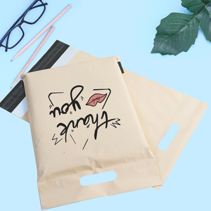 Poly Mailer LFR Nuevas bolsas de correo Impermeable Logotipo personalizado Embalaje de plástico Envío Entrega Courie Imprimir Blanco Negro Caqui - Product Image 3