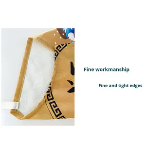 عيد الميلاد البوليستر المطبوعة تنظيف المئزر شجرة عيد الميلاد السنة الجديدة احتفالية مآزر للنساء المئزر المطبخ Delantal - Product Image 2