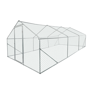 XPT035 Grande Pollaio 3L*6P*2A Recinto per Galline in Ferro Gabbie per Volatili Calpestabili con Tettuccio Parasole Impermeabile Rete Metallica Articoli da Giardino per Esterni - Product Image 6