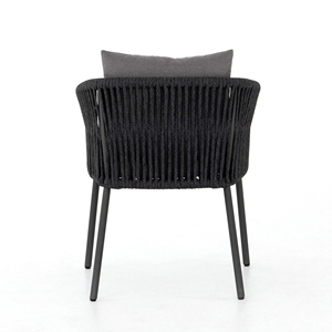 Chaise de jardin en aluminium avec cadre en corde pour <span class=keywords><strong>restaurant</strong></span> extérieur - Roy - Product Image 5