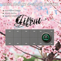 Nouveau Interrupteur Mural Intelligent Tuya Zigbee 4 Gang PC 2026, 100-240V 16A 3500W, Mode Scène Relais, Application Life, pour Appartement et Bureau
