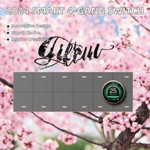 Nouveau Interrupteur Mural Intelligent Tuya Zigbee 4 Gang PC 2026, 100-240V 16A 3500W, Mode Scène Relais, Application Life, pour Appartement et Bureau - Product Image 2